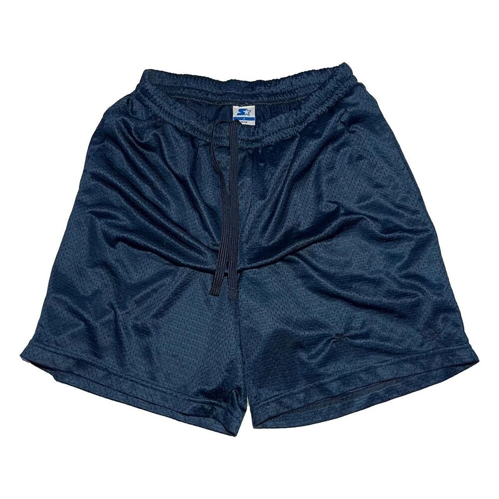 Starter athletic mesh shorts, Navy blue, Size Medium
